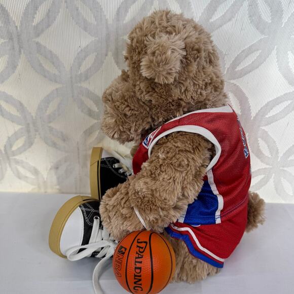 Build A Bear NBA Basketball Player Plush Stuffed Animal Uniform Jersey 17" - Picture 3 of 4
